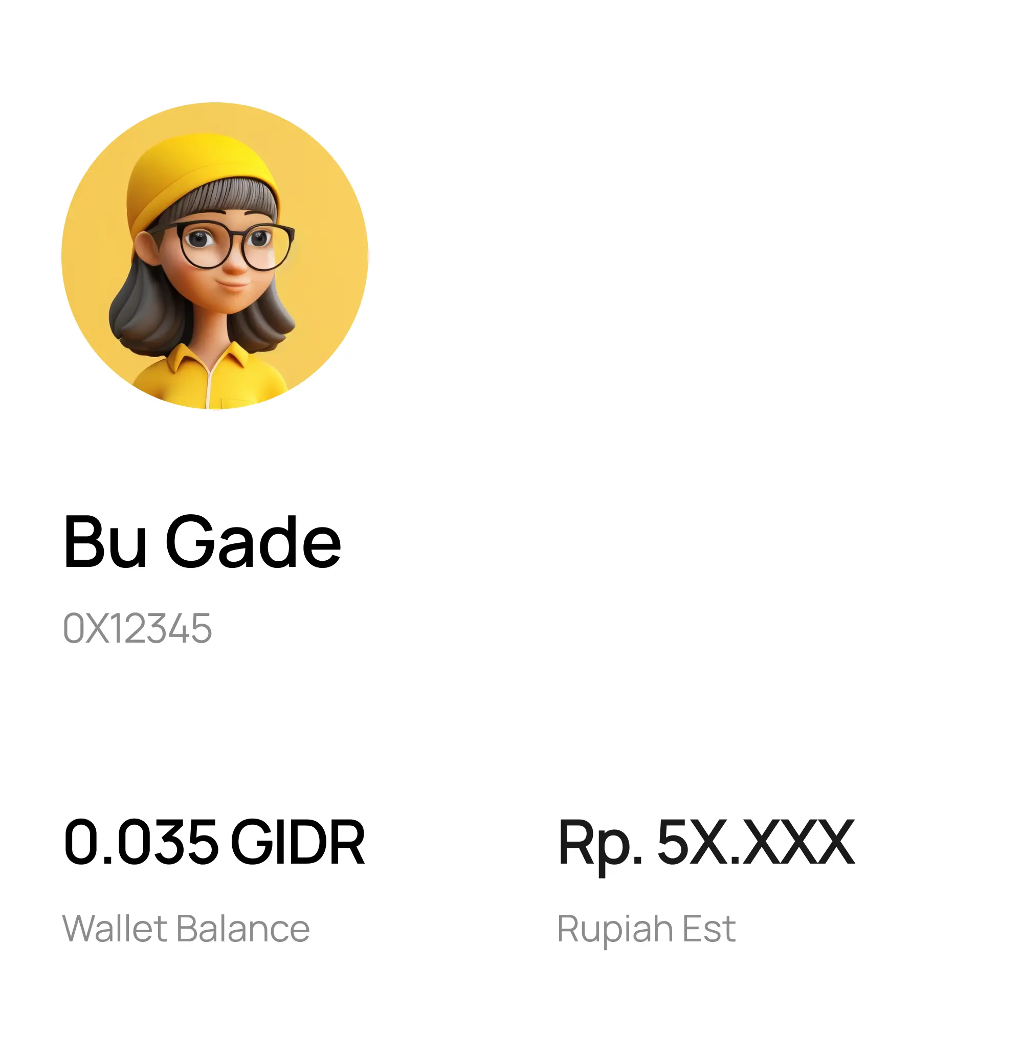 GOIDR: Wallet